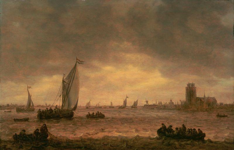 Jan van Goyen Mouth of the Meuse Norge oil painting art